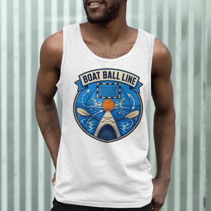 Boat Ball LINE Kayak Polo Canoe Team Raglan Baseball Tee Men Tank Top