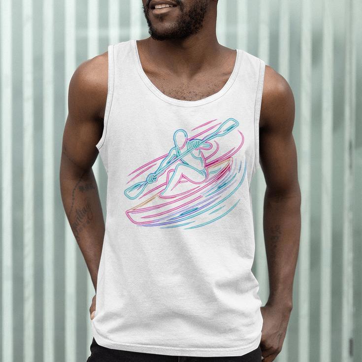 Canoe Canoeing Kayak Paddling Canoeist Men Tank Top