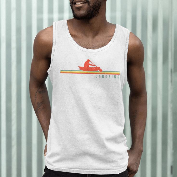 Canoe Canoeing Retro Vintage Canoeing Men Tank Top