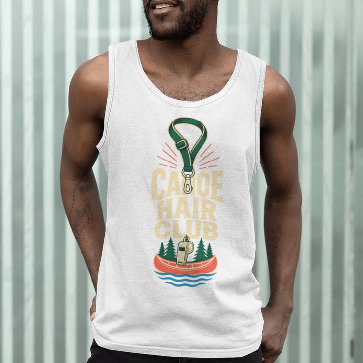 Canoe Hair Club Paddling Retro Men Tank Top