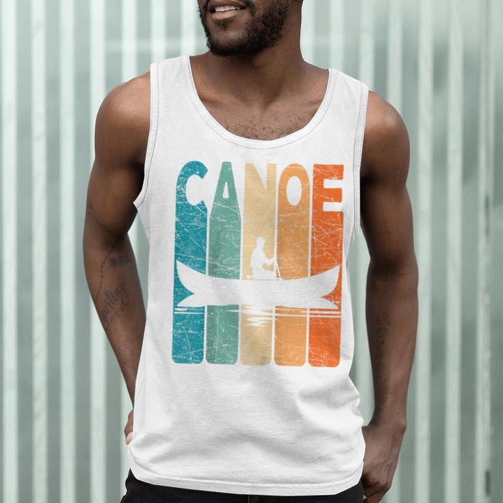 Canoe Vintage Canoeing Retro Canoe Paddling Raglan Baseball Tee Men Tank Top