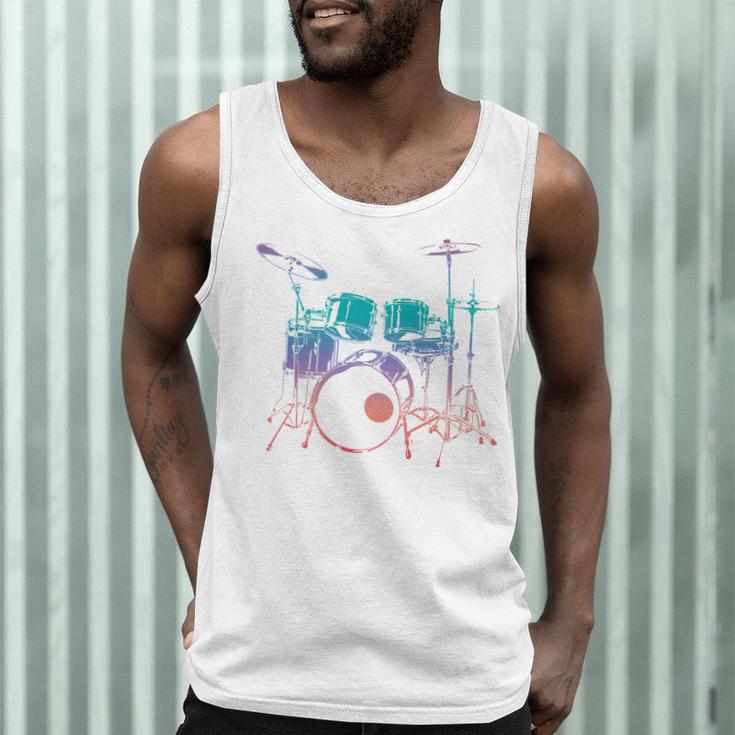 Drum Kit Drummer Graphic Men Tank Top