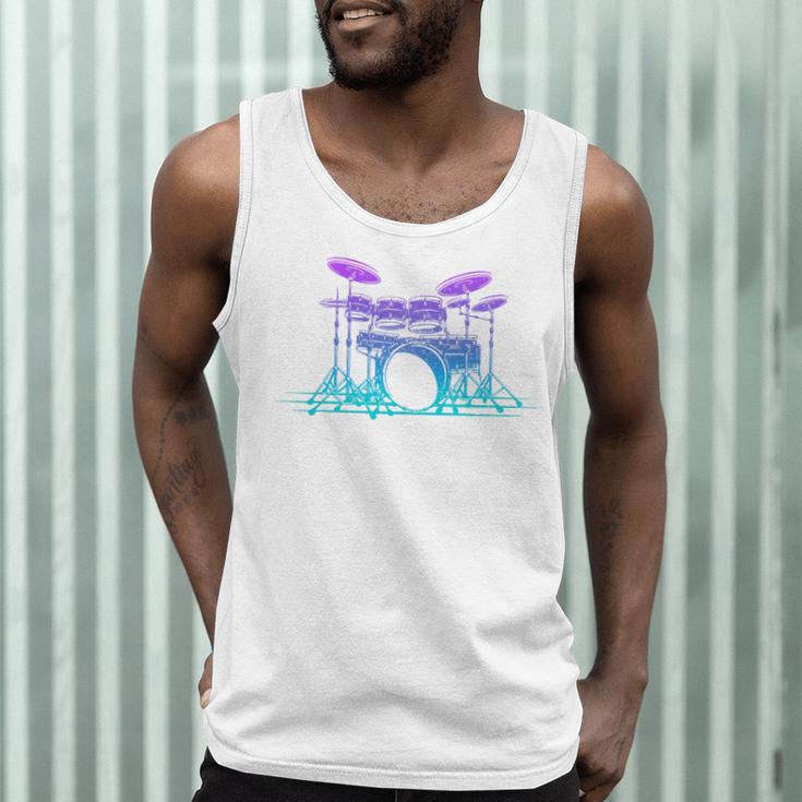 Drum Kit Set Drummer Premium Tri-Blend Men Tank Top Drum Kit Set Drummer Premium Tri-Blend Men Tank Top