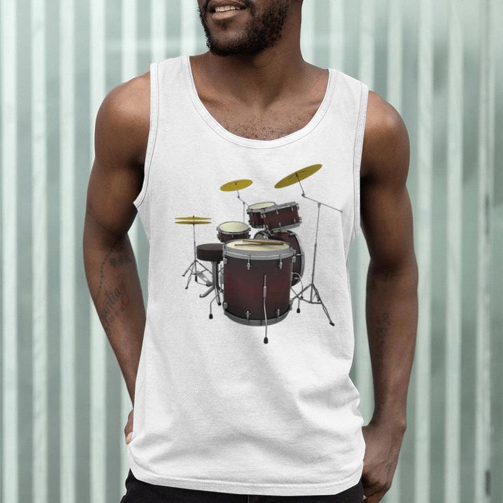 Drummer Drum Kit Premium Tri-Blend Men Tank Top Drummer Drum Kit Premium Tri-Blend Men Tank Top