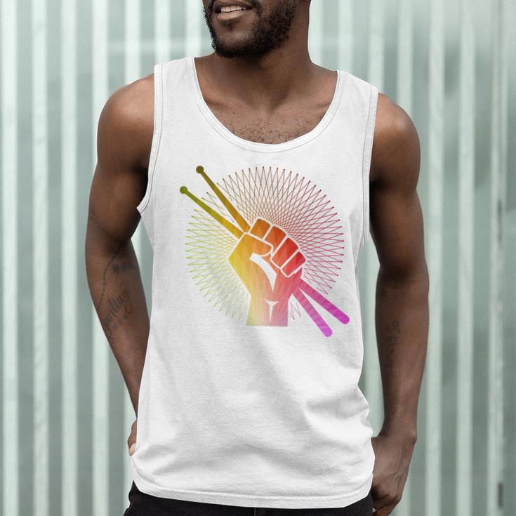 Drummer Drumsticks Fist Drum Kit Sweatshirt Men Tank Top Drummer Drumsticks Fist Drum Kit Sweatshirt Men Tank Top