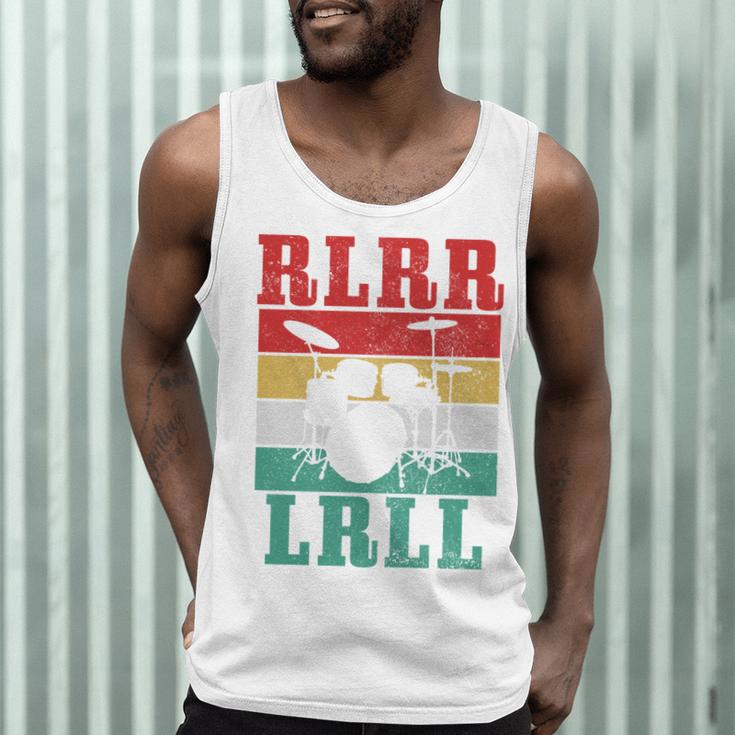 Drummer RLRR LRLL Vintage Drum Kit Sweatshirt Men Tank Top Drummer RLRR LRLL Vintage Drum Kit Sweatshirt Men Tank Top