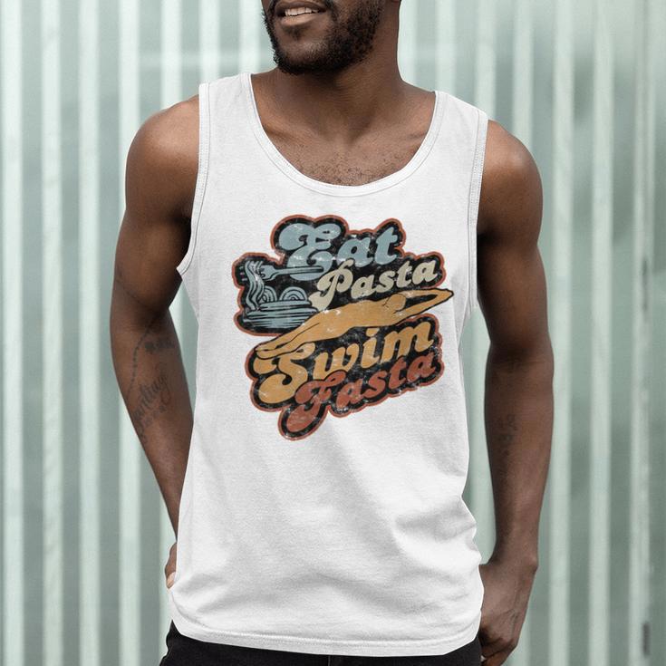 Eat Pasta Swim Fasta Swimmer Vintage Swimming Men Tank Top Eat Pasta Swim Fasta Swimmer Vintage Swimming Men Tank Top