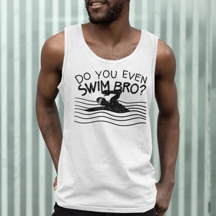 Do You Even Swim Bro Swimming Training Swimmer Men Tank Top