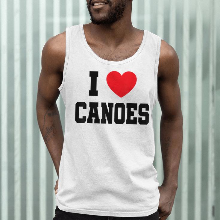 I Love Canoes Men Tank Top I Love Canoes Men Tank Top