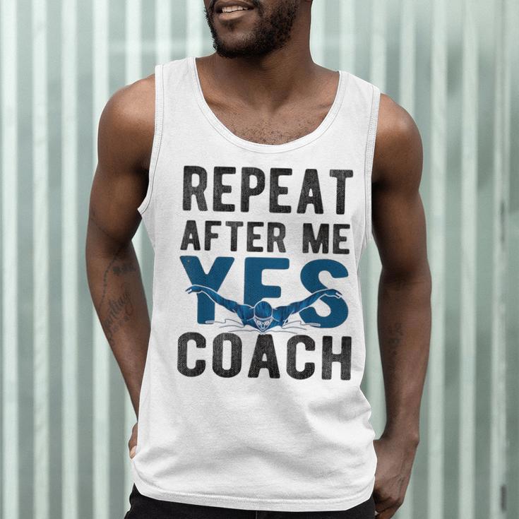 Repeat Yes Swim Coach Swimming Coach Men Tank Top