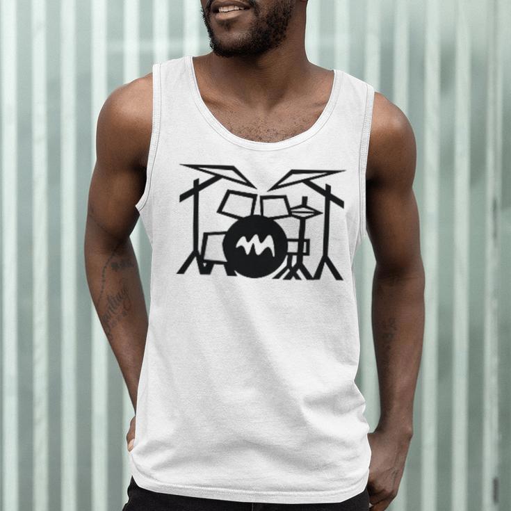 Retro Drum Kit Raglan Baseball Tee Men Tank Top Retro Drum Kit Raglan Baseball Tee Men Tank Top