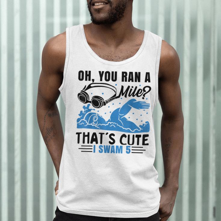 Swimmer Swimming Men Tank Top