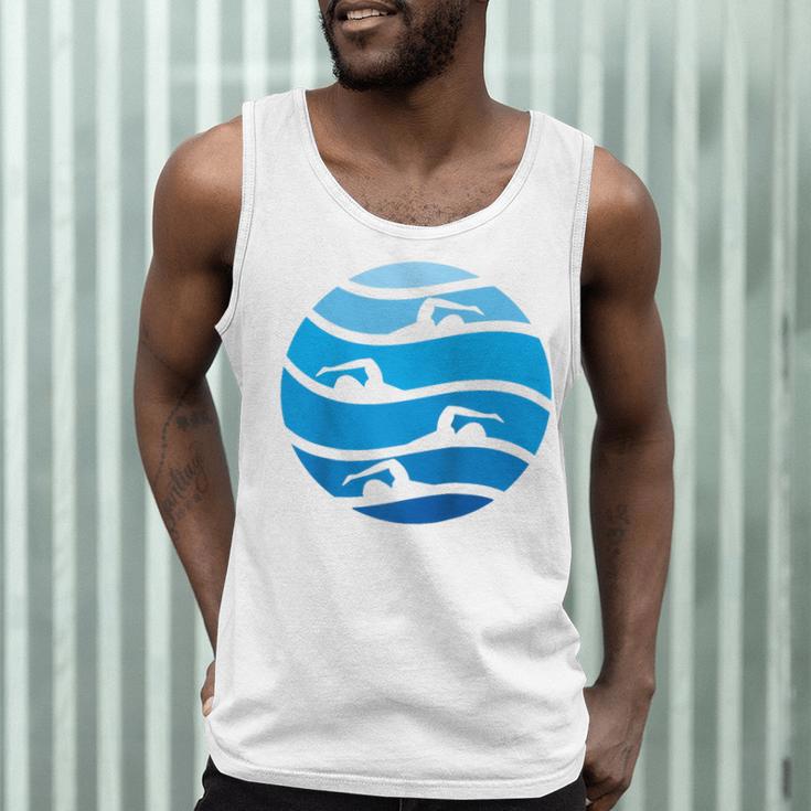 Swimming Freestyle Raglan Baseball Tee Men Tank Top Swimming Freestyle Raglan Baseball Tee Men Tank Top
