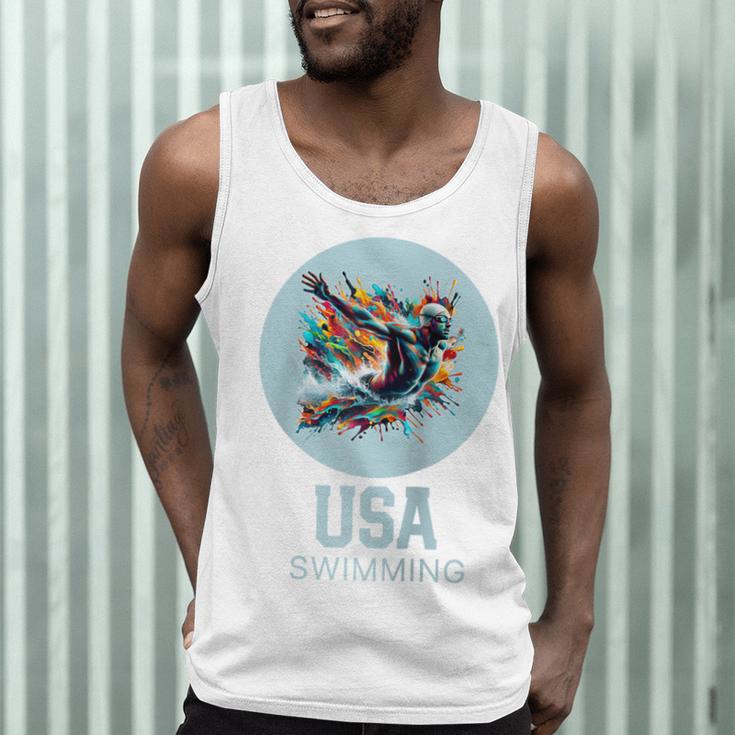 SWIMMING SPORT COMPETITIVE SWIM Raglan Baseball Tee Men Tank Top SWIMMING SPORT COMPETITIVE SWIM Raglan Baseball Tee Men Tank Top