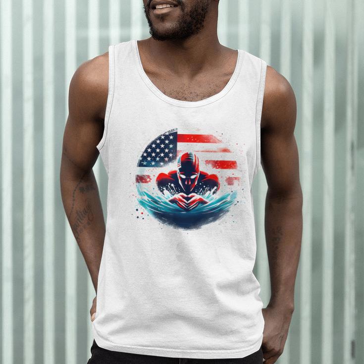 Swimming United States American Swimming Apparel Swimming Men Tank Top Swimming United States American Swimming Apparel Swimming Men Tank Top