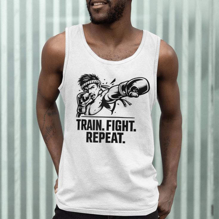 Train Fight Repeat Nak Muay Thai Boxing Fighter Raglan Baseball Tee Men Tank Top Train Fight Repeat Nak Muay Thai Boxing Fighter Raglan Baseball Tee Men Tank Top