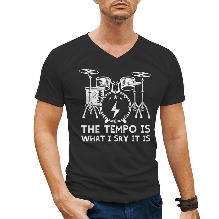 Best Drum For Men Women Drummer Drum Kit Drumming Men's V-Neck T-Shirt