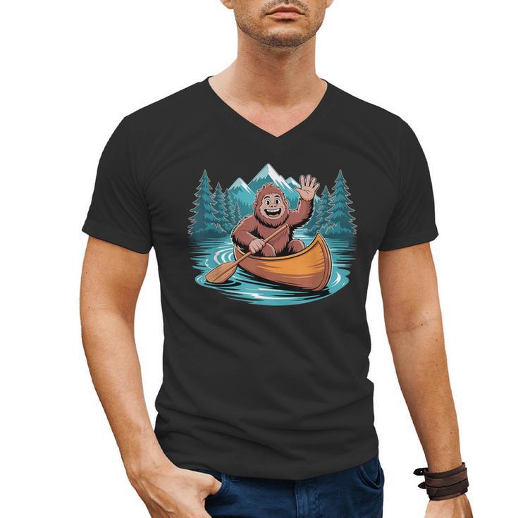 Canoe Art For Men Women Canoeing Canoe Kayak Lover Men's V-Neck T-Shirt