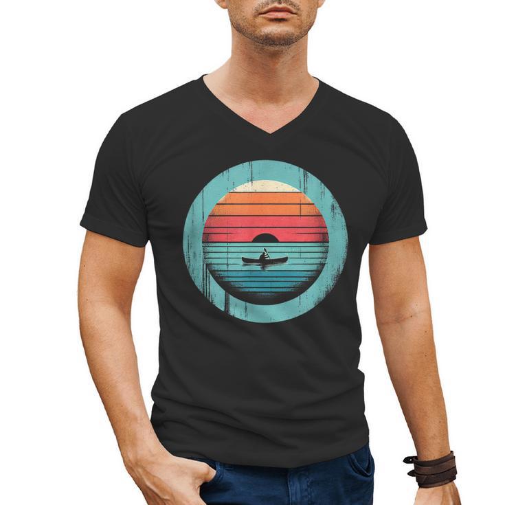 Canoe Sunset Men's V-Neck T-Shirt