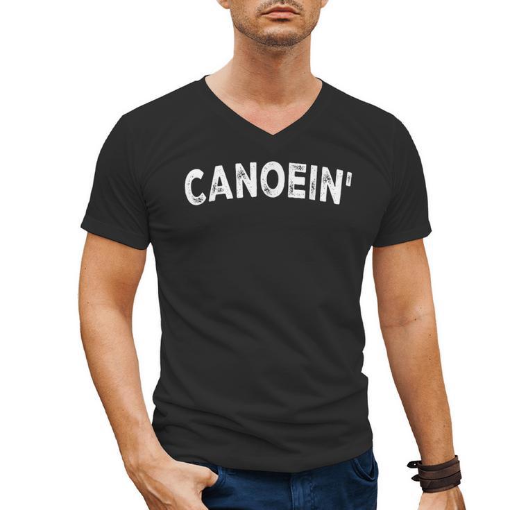 Canoein' Men's V-Neck T-Shirt