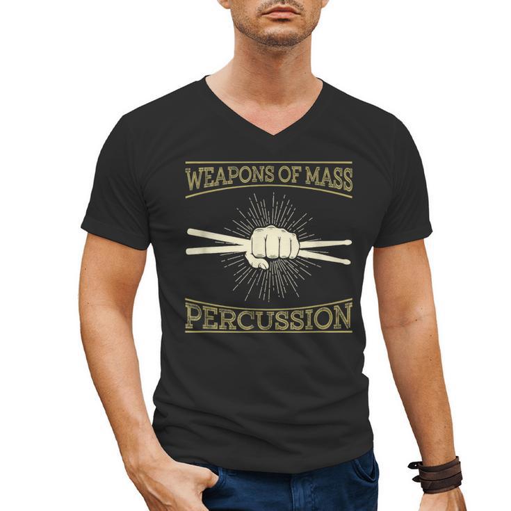 Drummer Music  Drum Kit Men's V-Neck T-Shirt