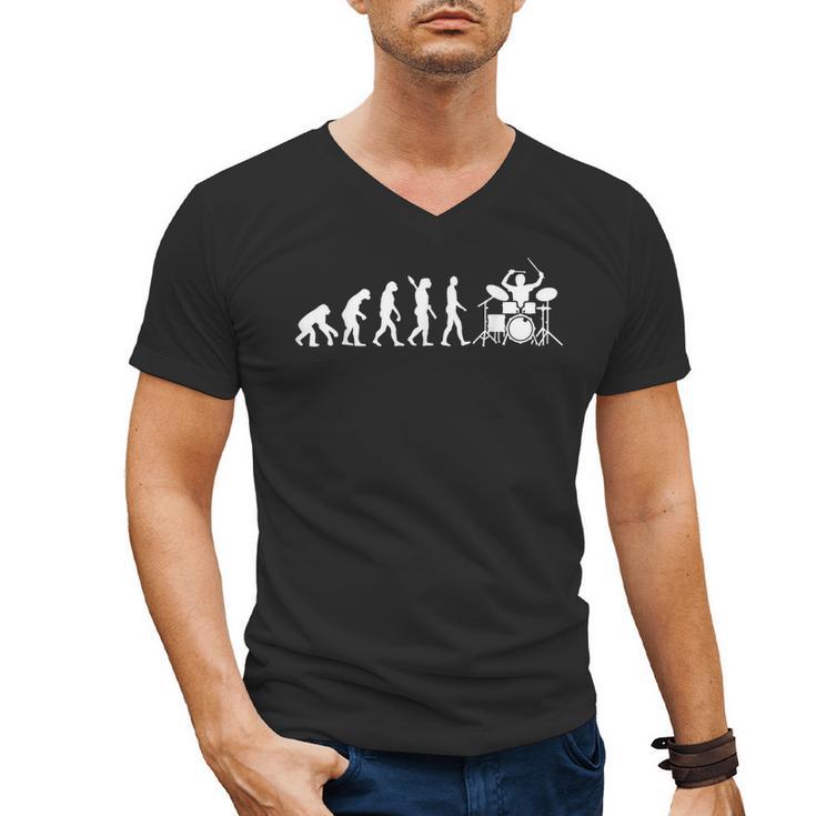 Evolution Drum Kit Men's V-Neck T-Shirt