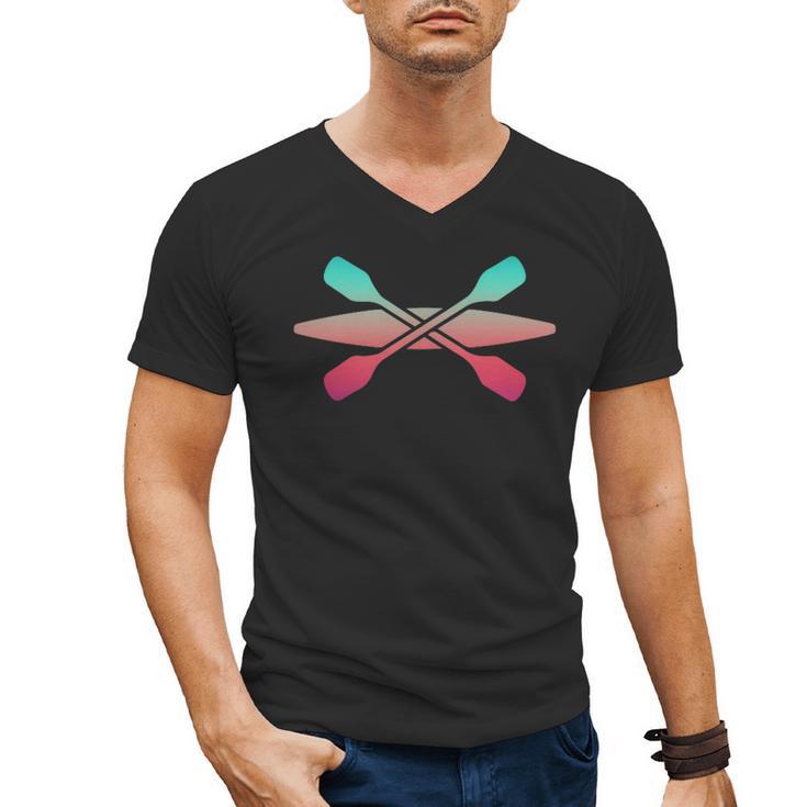 Kayak Lover Kayaking Canoe Paddling Water Sport Kayaker Men's V-Neck T-Shirt