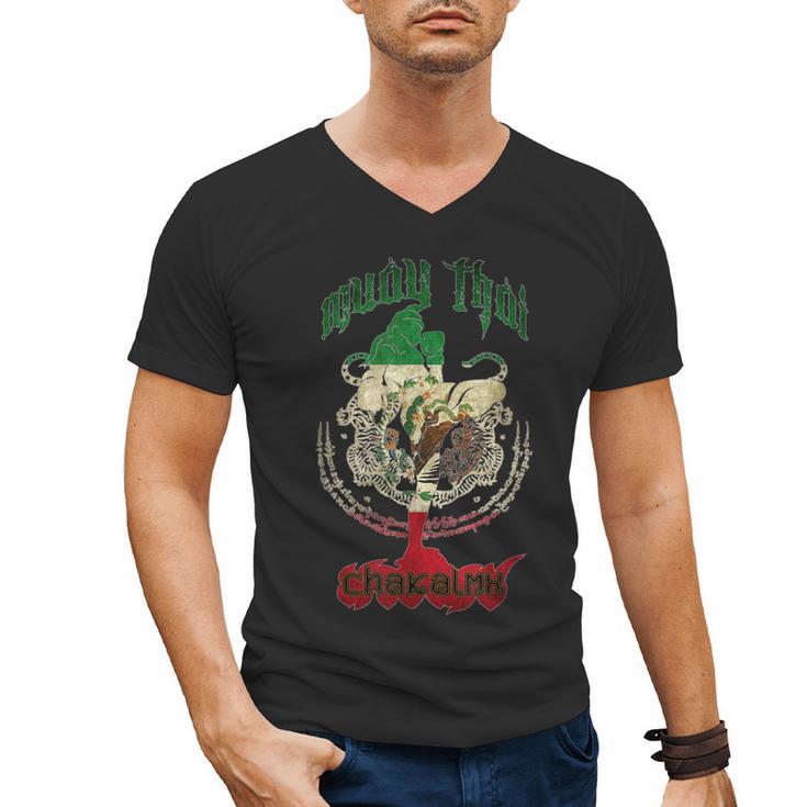 Mexico Muay Thai Men's V-Neck T-Shirt