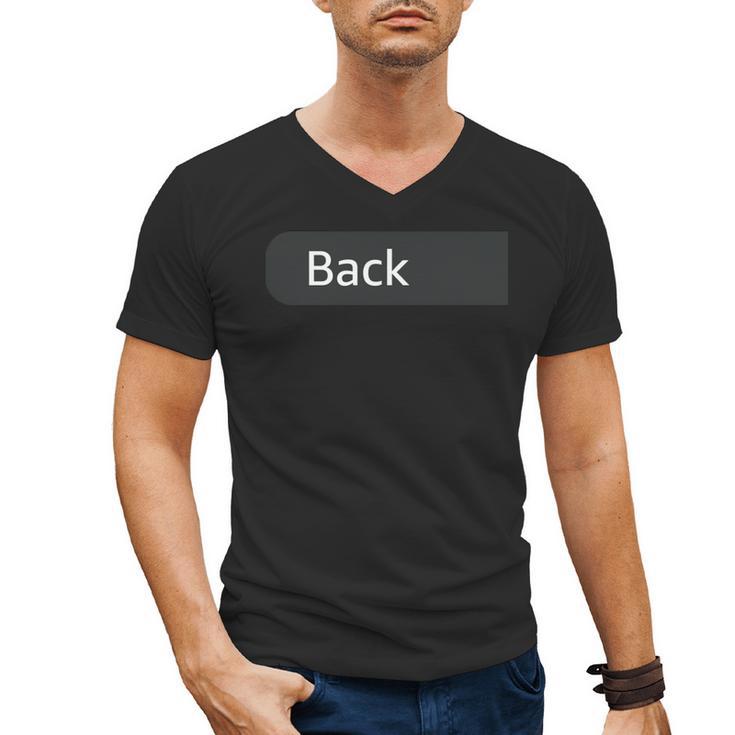 Muay Thai Art Of 8 Limbs Back Print Men's V-Neck T-Shirt