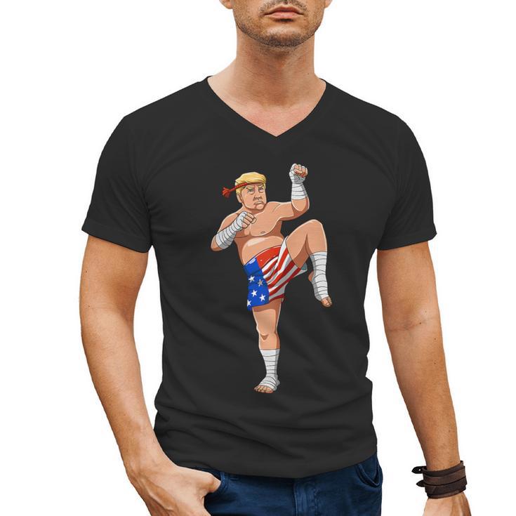 Muay Thai Trump Make Muay Thai Great Again Men's V-Neck T-Shirt