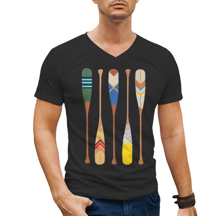 Paddle Canoe Men's V-Neck T-Shirt