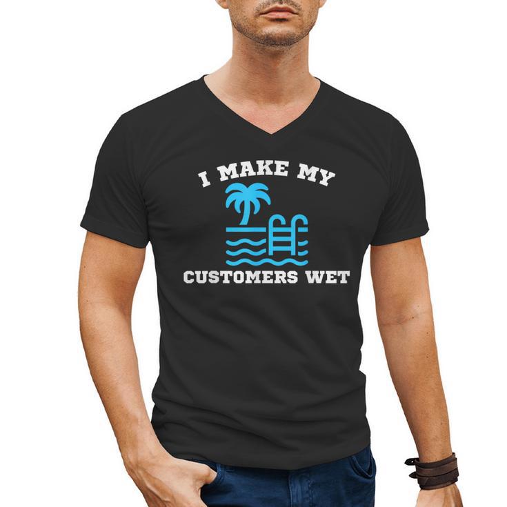 Pool Boy For Swimming Pool Service Guy Men's V-Neck T-Shirt