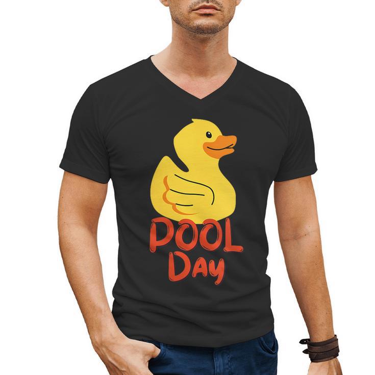 Pool Swimming Day Men's V-Neck T-Shirt