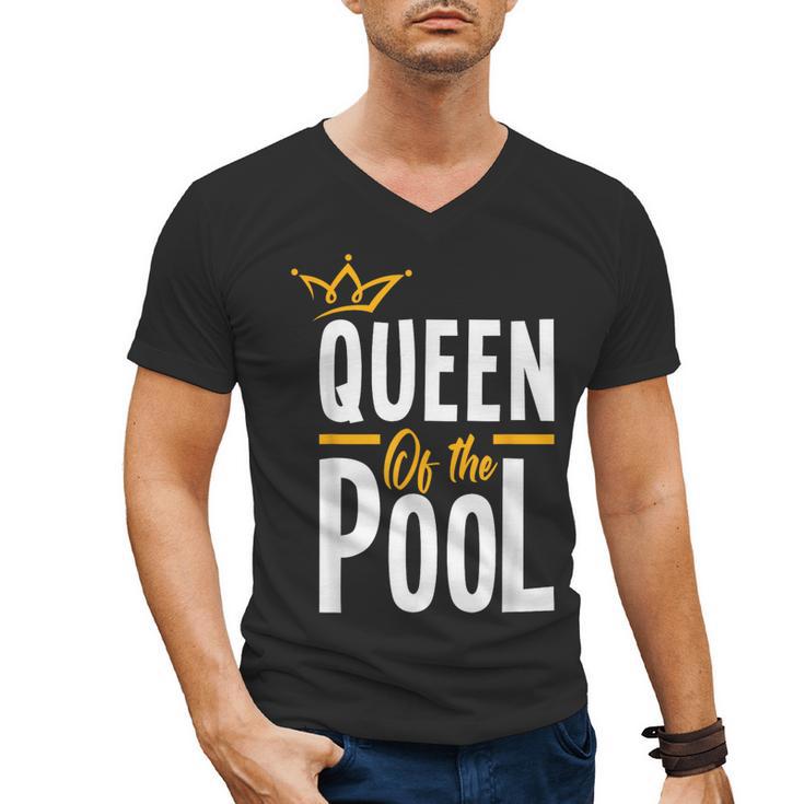 Queen Of The Pool Swimmers Swimming Swimmer Men's V-Neck T-Shirt