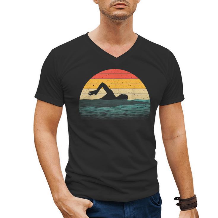 Swimming Art For Men Women Swim Coach Rescue Swimmer Men's V-Neck T-Shirt