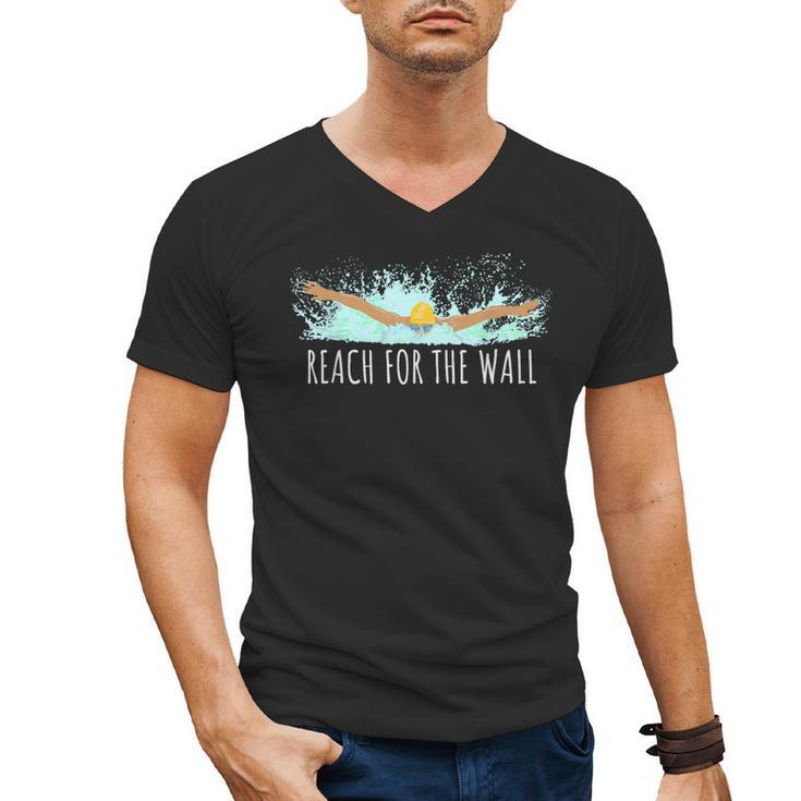 Swimming Swim Team Gear For a Swimmer Quote Saying Men's V-Neck T-Shirt