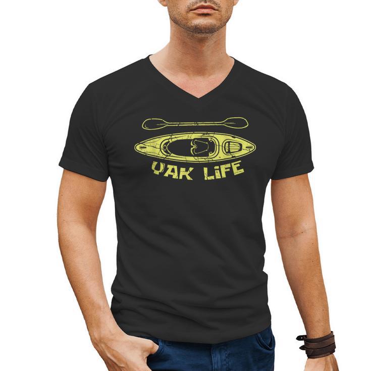 Yak Life Kayaker Or Canoeist Men's V-Neck T-Shirt