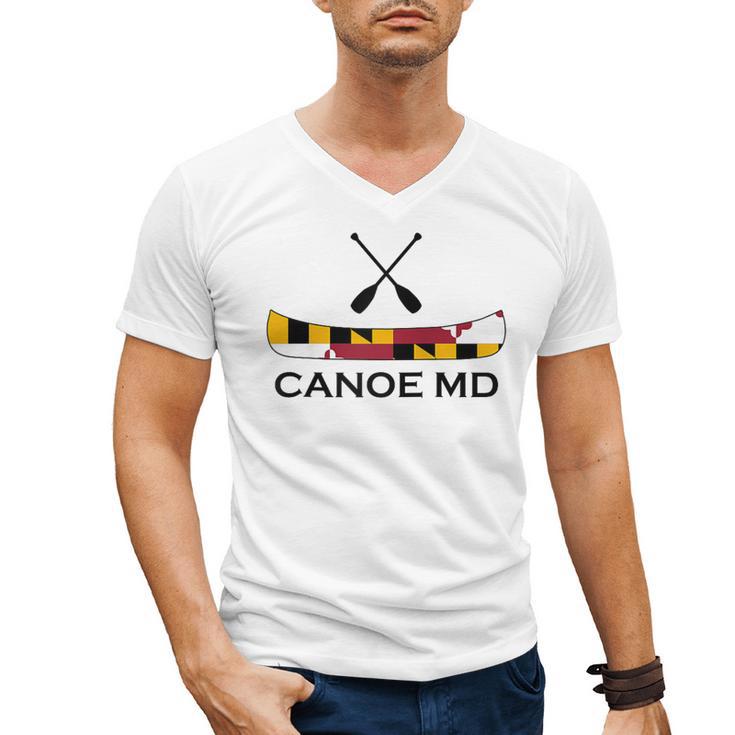 Canoe Maryland Raglan Baseball Tee Men's V-Neck T-Shirt