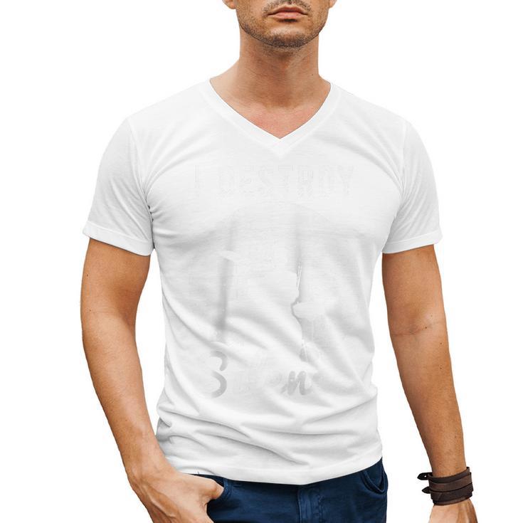 Drum Kit Tshirt For a Drummer With Percussion Instruments Raglan Baseball Tee Men's V-Neck T-Shirt