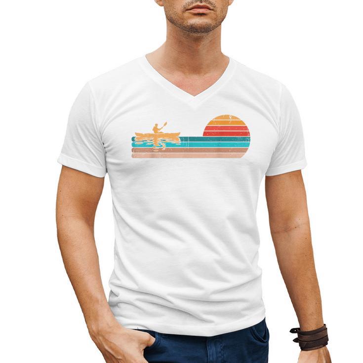 Retro Vintage For Canoeists And Paddle Men's V-Neck T-Shirt