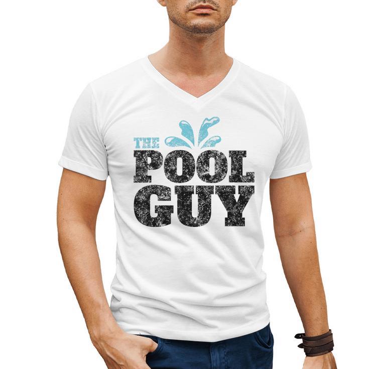 Vintage The Pool Guy Swimming For Him T-Shirt Men's V-Neck T-Shirt