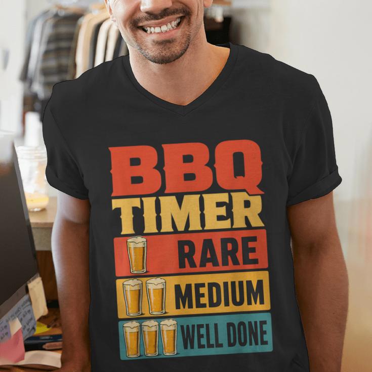 BBQ Dad Griller Weekend Barbecue Men's V-Neck T-Shirt