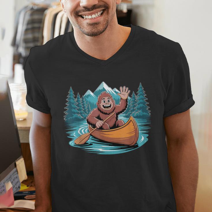 Canoe Art For Men Women Canoeing Canoe Kayak Lover Men's V-Neck T-Shirt Canoe Art For Men Women Canoeing Canoe Kayak Lover Men's V-Neck T-Shirt
