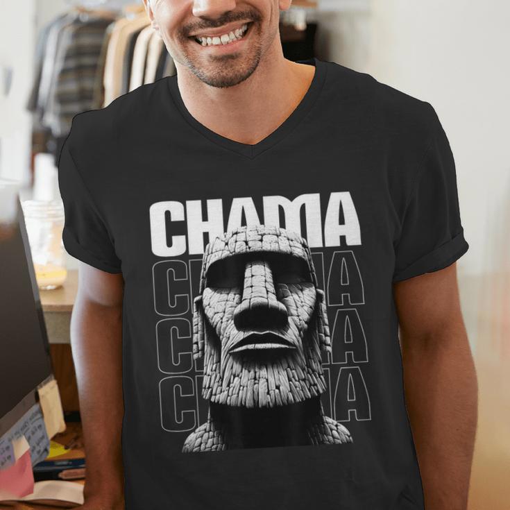 Chama MMA Mixed Martial Arts Fan Muay Thai Kickboxing Men's V-Neck T-Shirt Chama MMA Mixed Martial Arts Fan Muay Thai Kickboxing Men's V-Neck T-Shirt