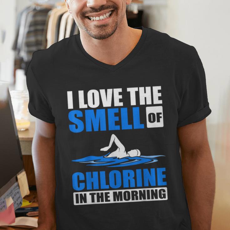 Cool Swimming Art Men Women Swimmer Swim Lover Pool Chlorine Men's V-Neck T-Shirt Cool Swimming Art Men Women Swimmer Swim Lover Pool Chlorine Men's V-Neck T-Shirt