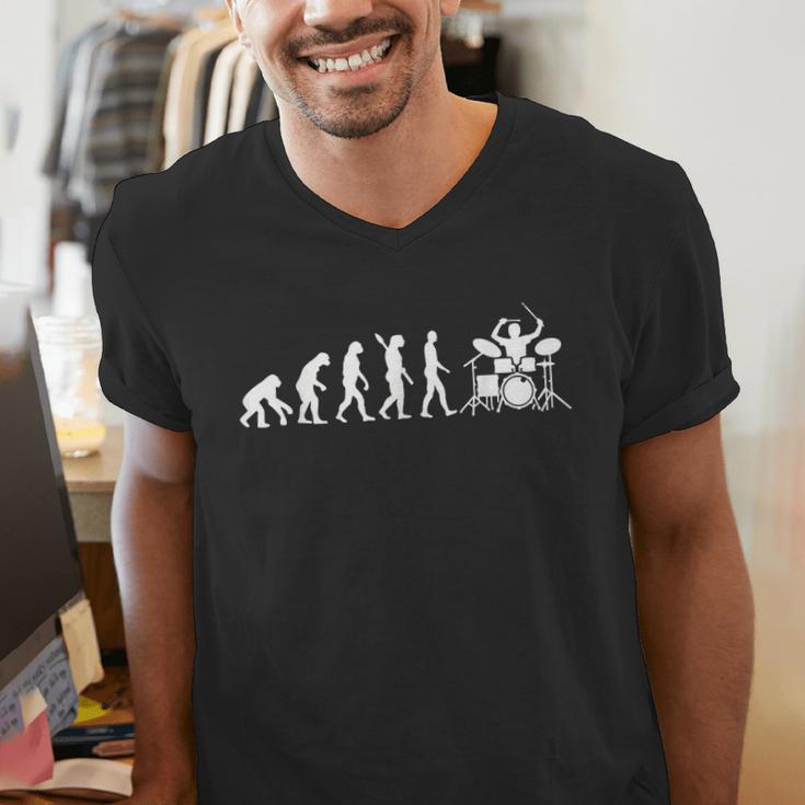 Evolution Drum Kit Men's V-Neck T-Shirt