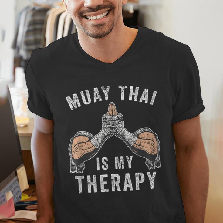 Muay Thai Fighter Martial Arts Sport Muay Thai Men's V-Neck T-Shirt Muay Thai Fighter Martial Arts Sport Muay Thai Men's V-Neck T-Shirt