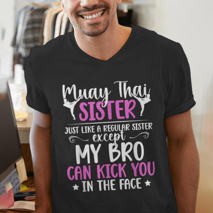 Muay Thai Sister Definition Muay Thai Sis Men's V-Neck T-Shirt Muay Thai Sister Definition Muay Thai Sis Men's V-Neck T-Shirt