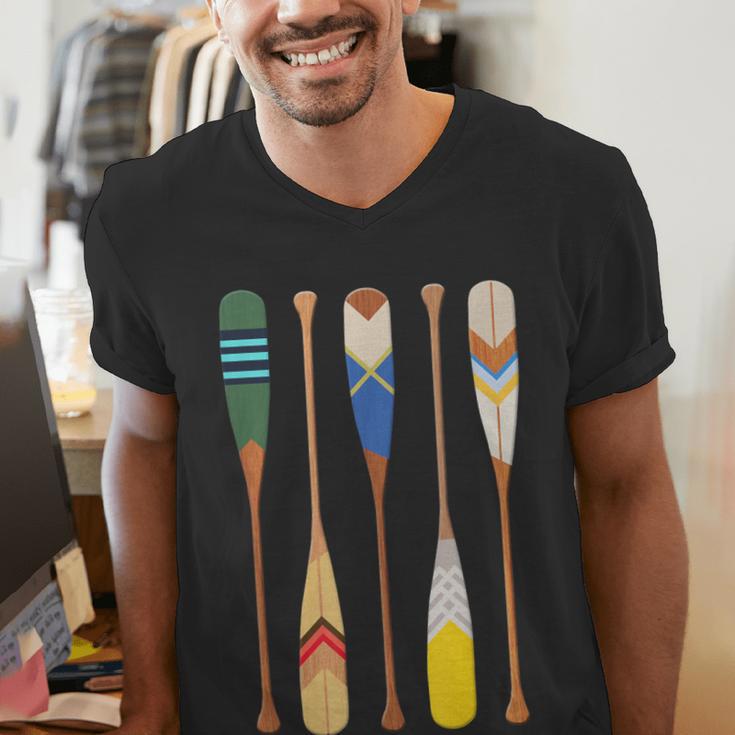 Paddle Canoe Men's V-Neck T-Shirt