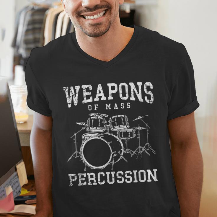 Rock Musician Drummer Drum Kit Men's V-Neck T-Shirt Rock Musician Drummer Drum Kit Men's V-Neck T-Shirt